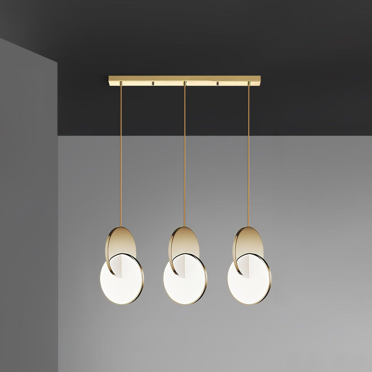 Lysola Wood Ring Pendant Light
