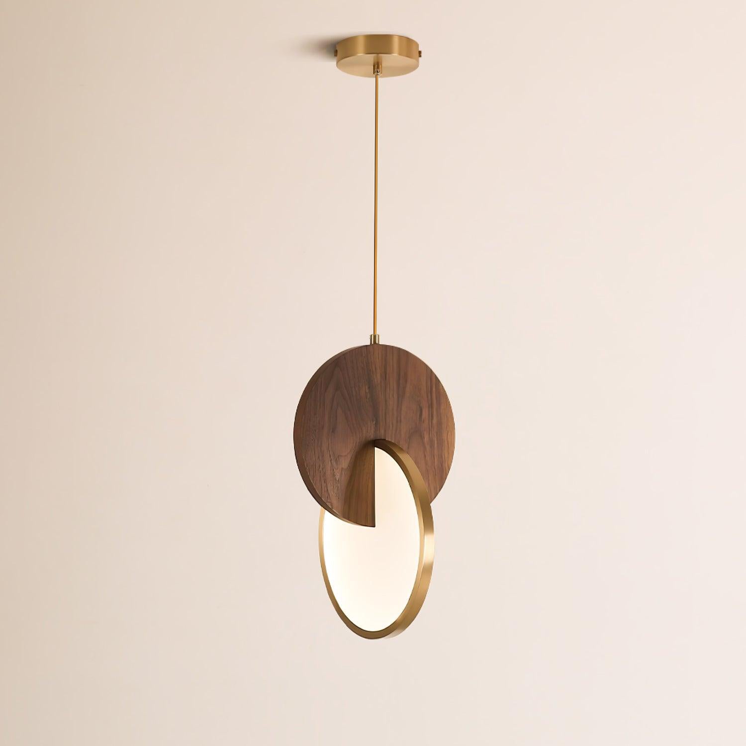 Lysola Wood Ring Pendant Light