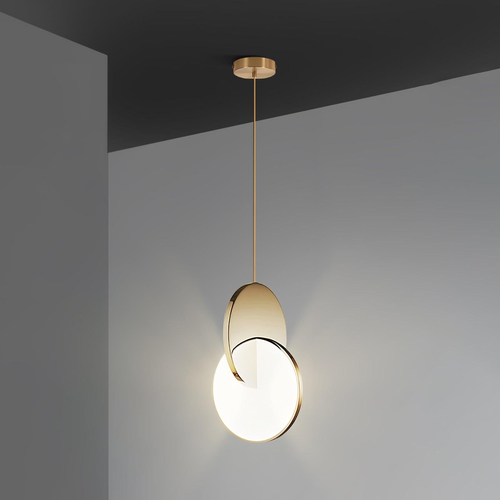 Lysola Wood Ring Pendant Light