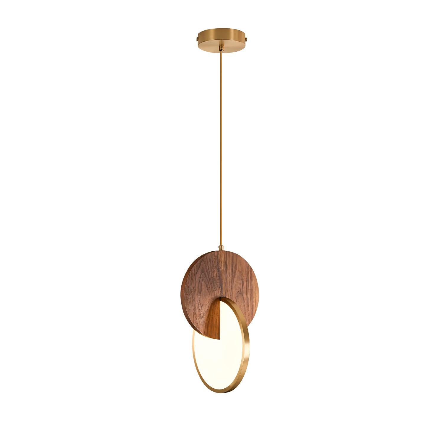 Lysola Wood Ring Pendant Light