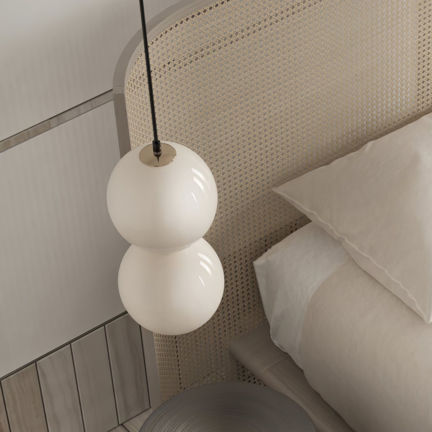 Frankie Minimalist Glass Pendant Light