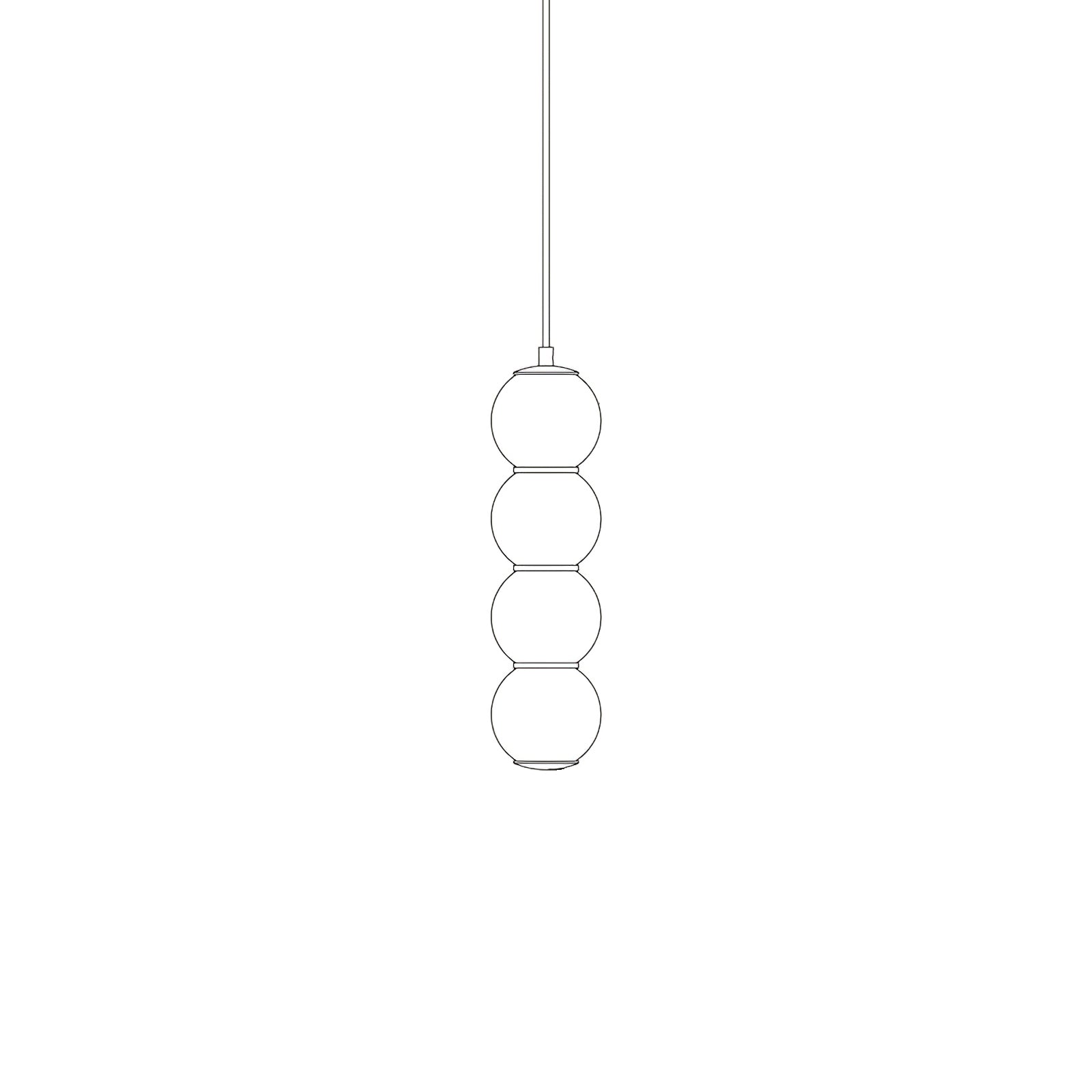 Frankie Minimalist Glass Pendant Light