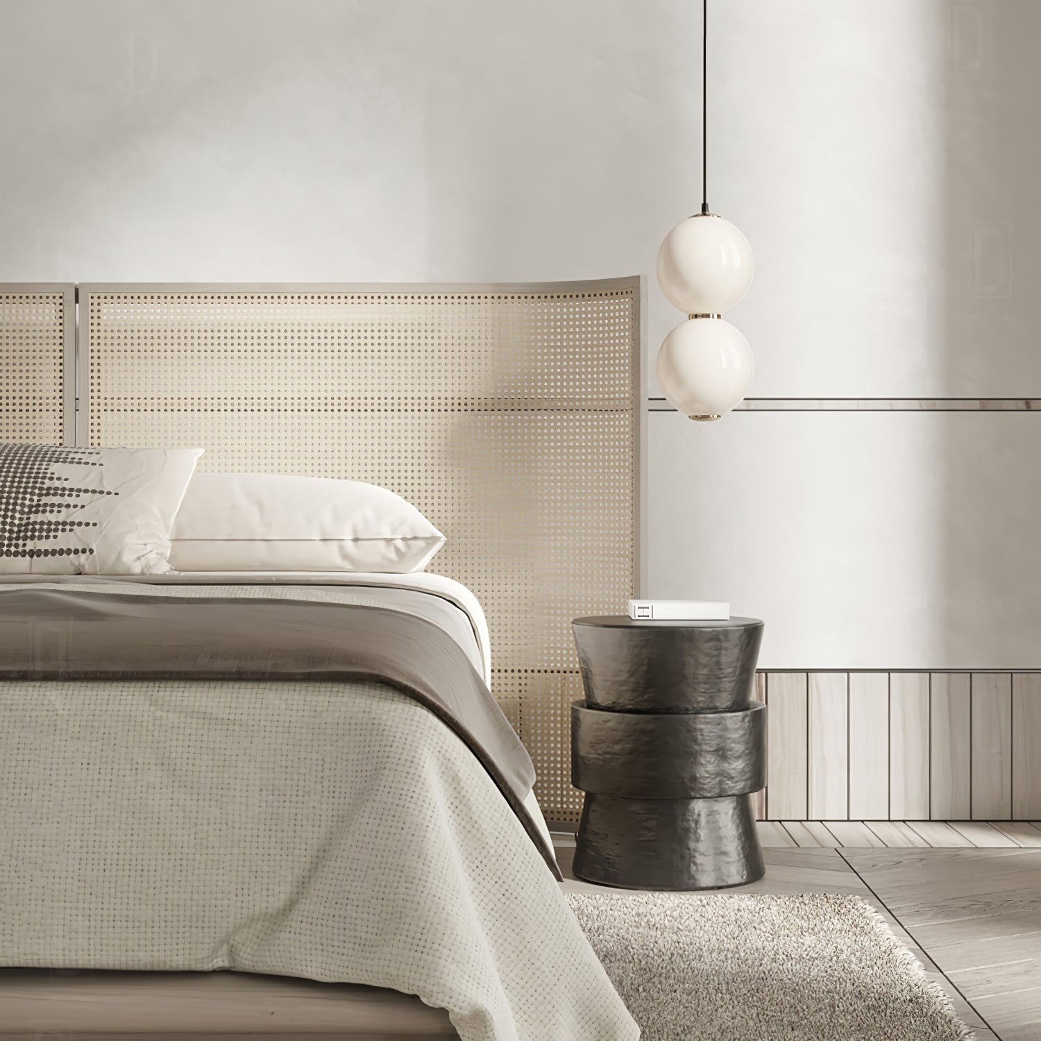Frankie Minimalist Glass Pendant Light