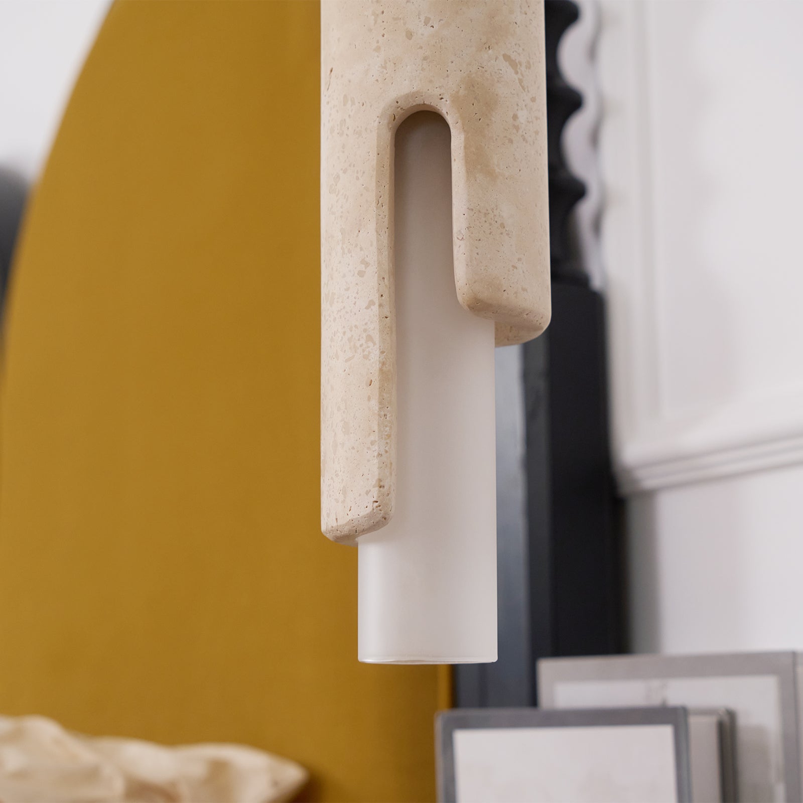Elix Modern Minimalist Marble Glass Pendant Lamp
