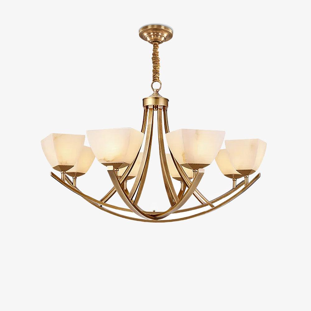 Crown Classic Brass Chandelier