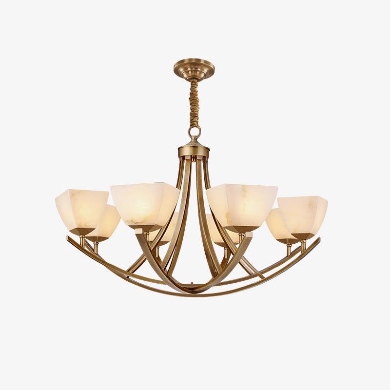 Crown Classic Brass Chandelier