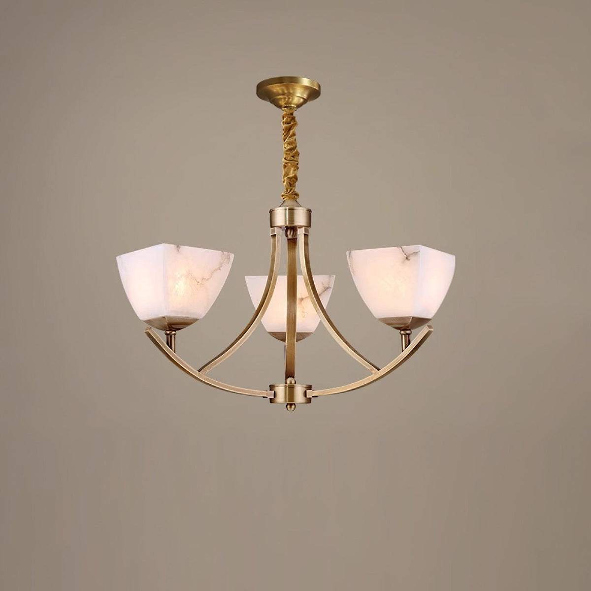 Crown Classic Brass Chandelier
