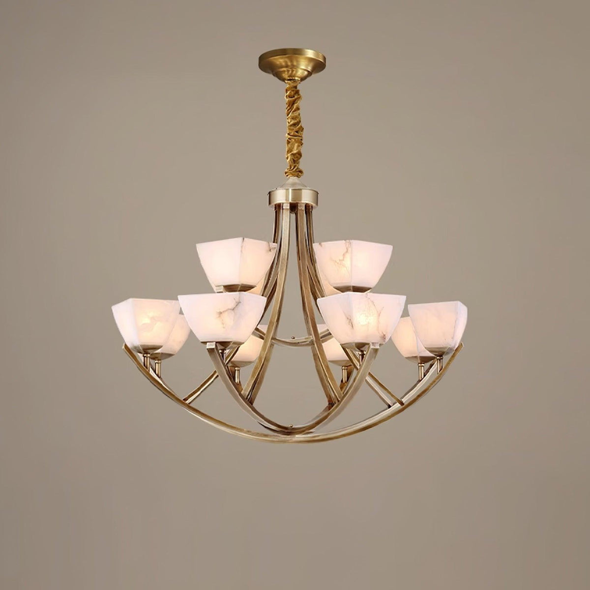 Crown Classic Brass Chandelier