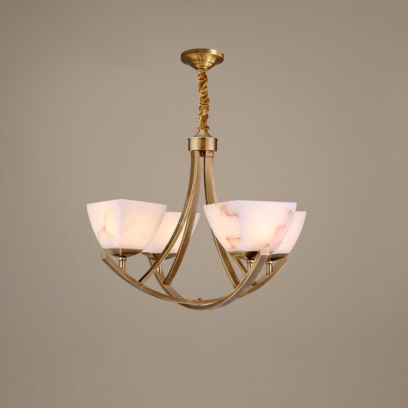 Crown Classic Brass Chandelier