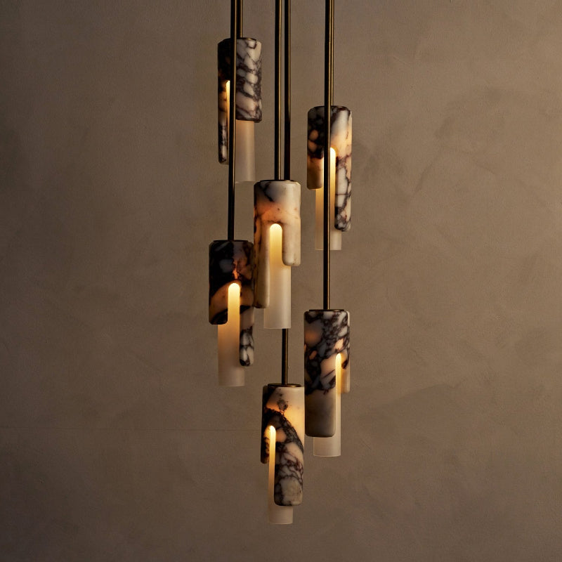 Elix Modern Minimalist Marble Glass Pendant Lamp