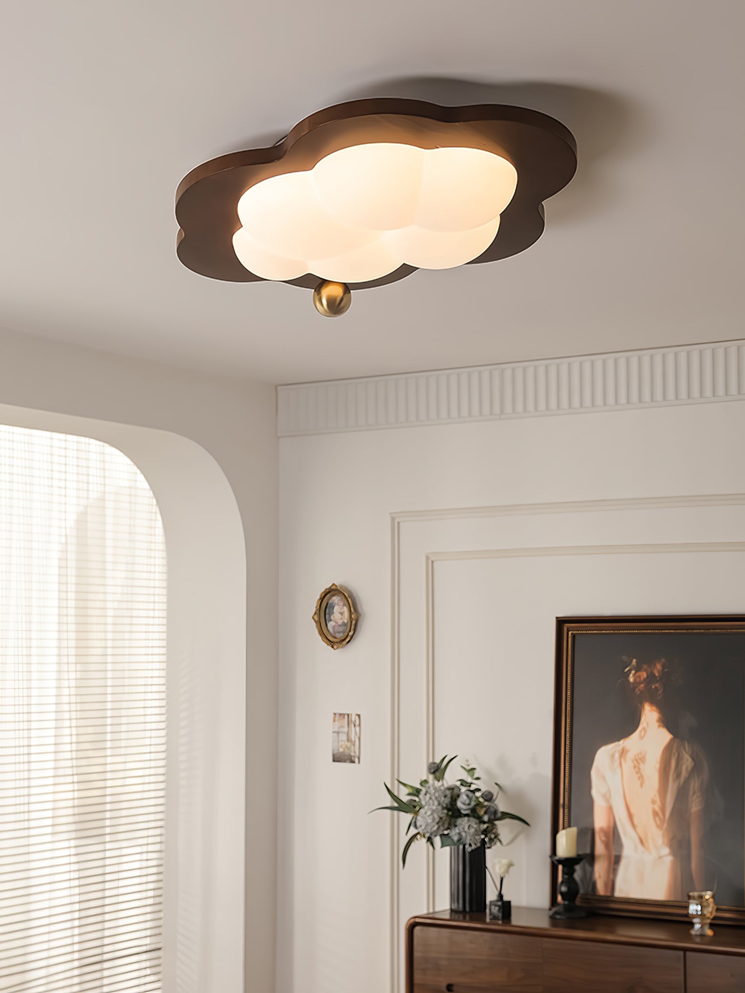 Ivaren Premium Nordic Art Wood Ceiling Light