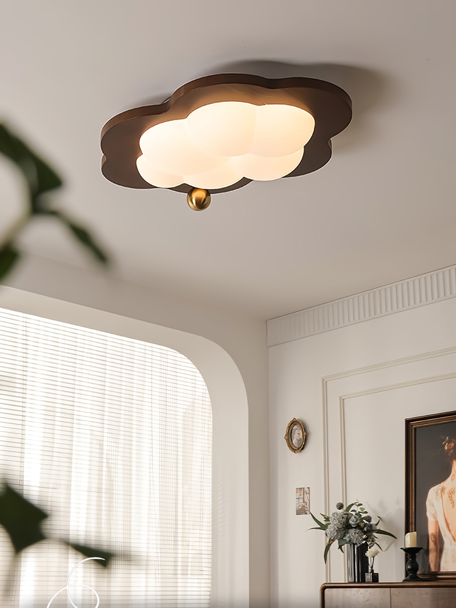 Ivaren Premium Nordic Art Wood Ceiling Light