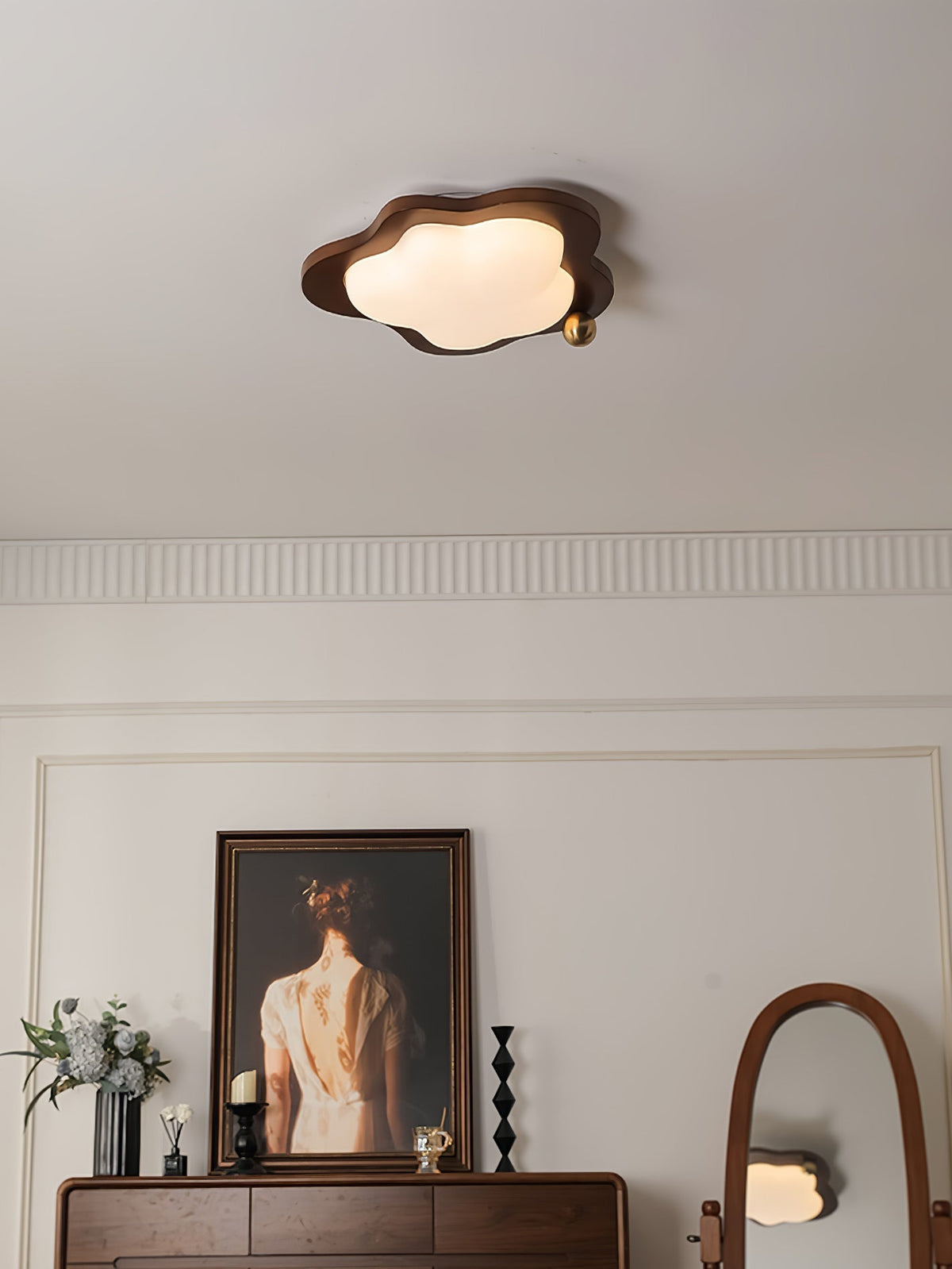 Ivaren Premium Nordic Art Wood Ceiling Light