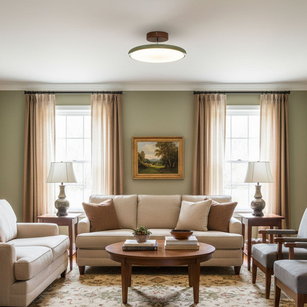 Elmsfield Adjustable Flush Mount Ceiling Light