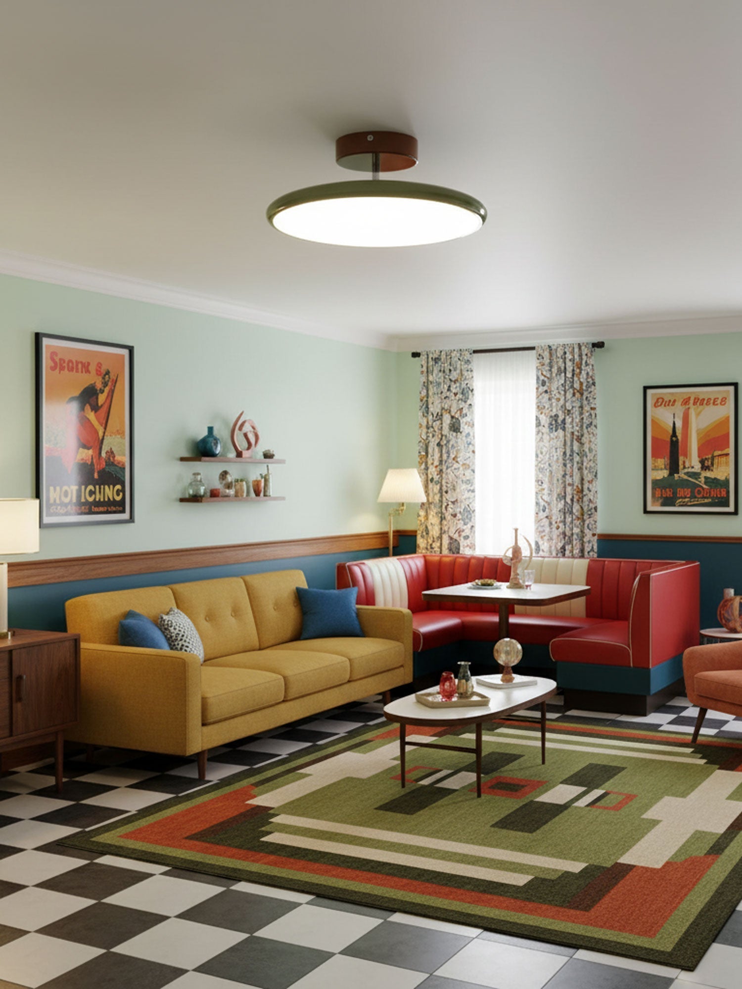 Elmsfield Adjustable Flush Mount Ceiling Light