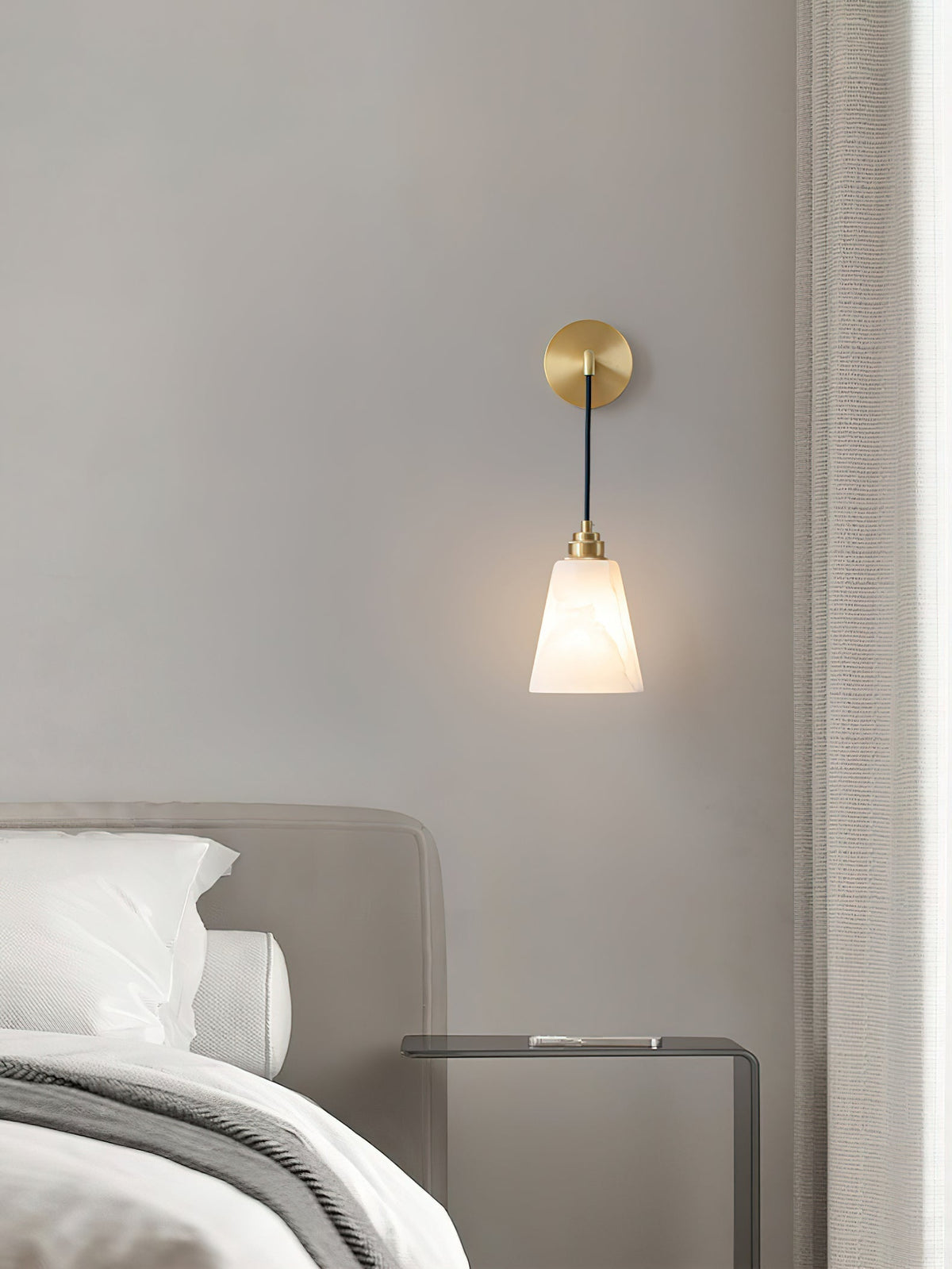 Yarlan Alabaster Wall Pendant Light