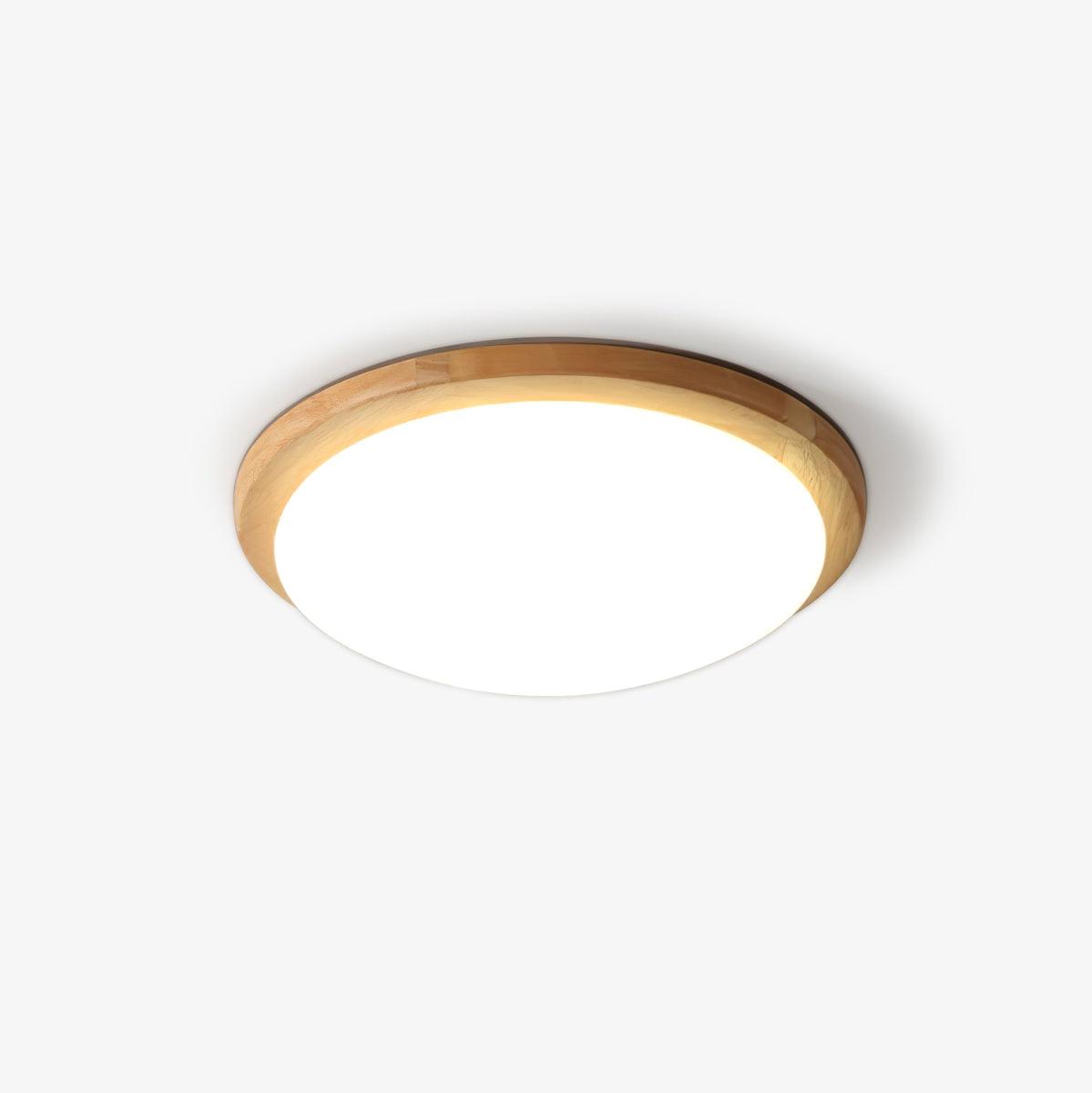 Myshae Modern Minimalist Drum Wood Ceiling Lamp