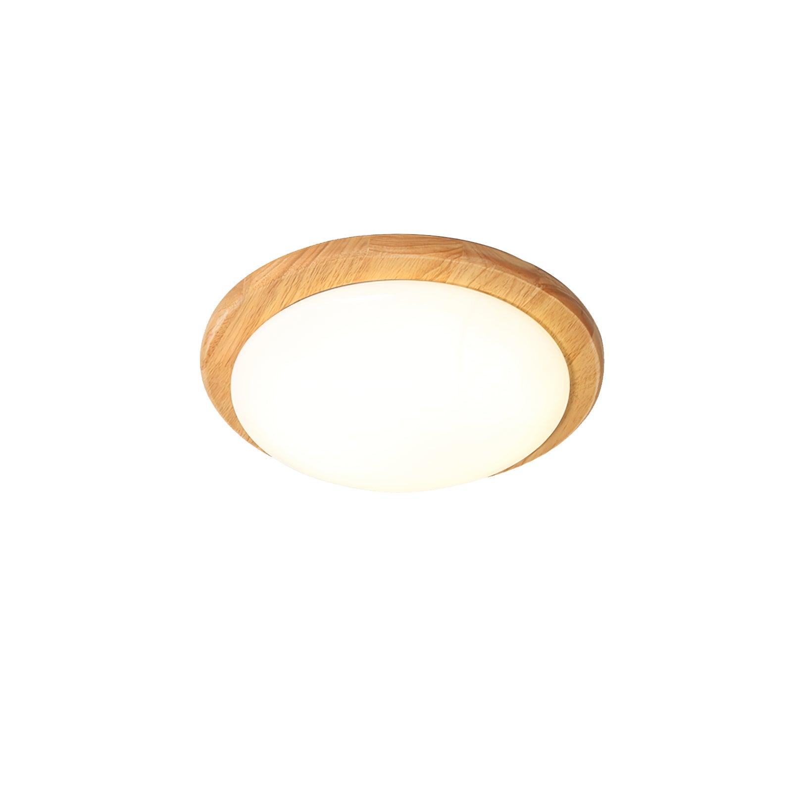 Myshae Modern Minimalist Drum Wood Ceiling Lamp