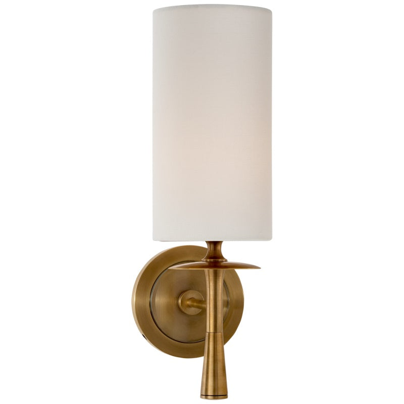 Knight Modern Minimalist Fabric Glass Wall Lamp