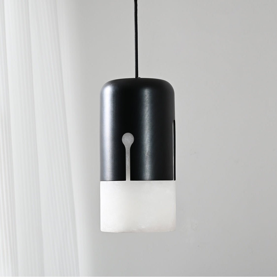Silas Alabaster Duotone Capsule Pendant Lamp