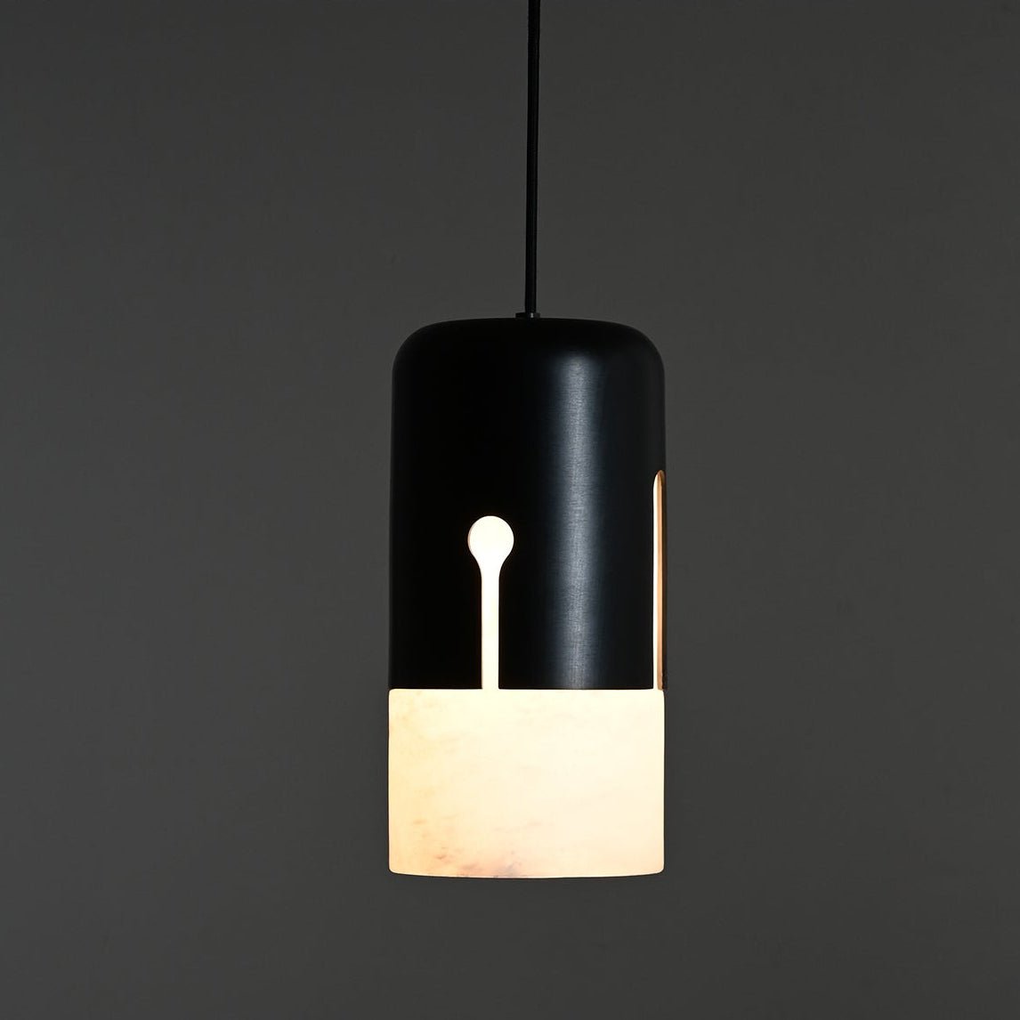 Silas Alabaster Duotone Capsule Pendant Lamp