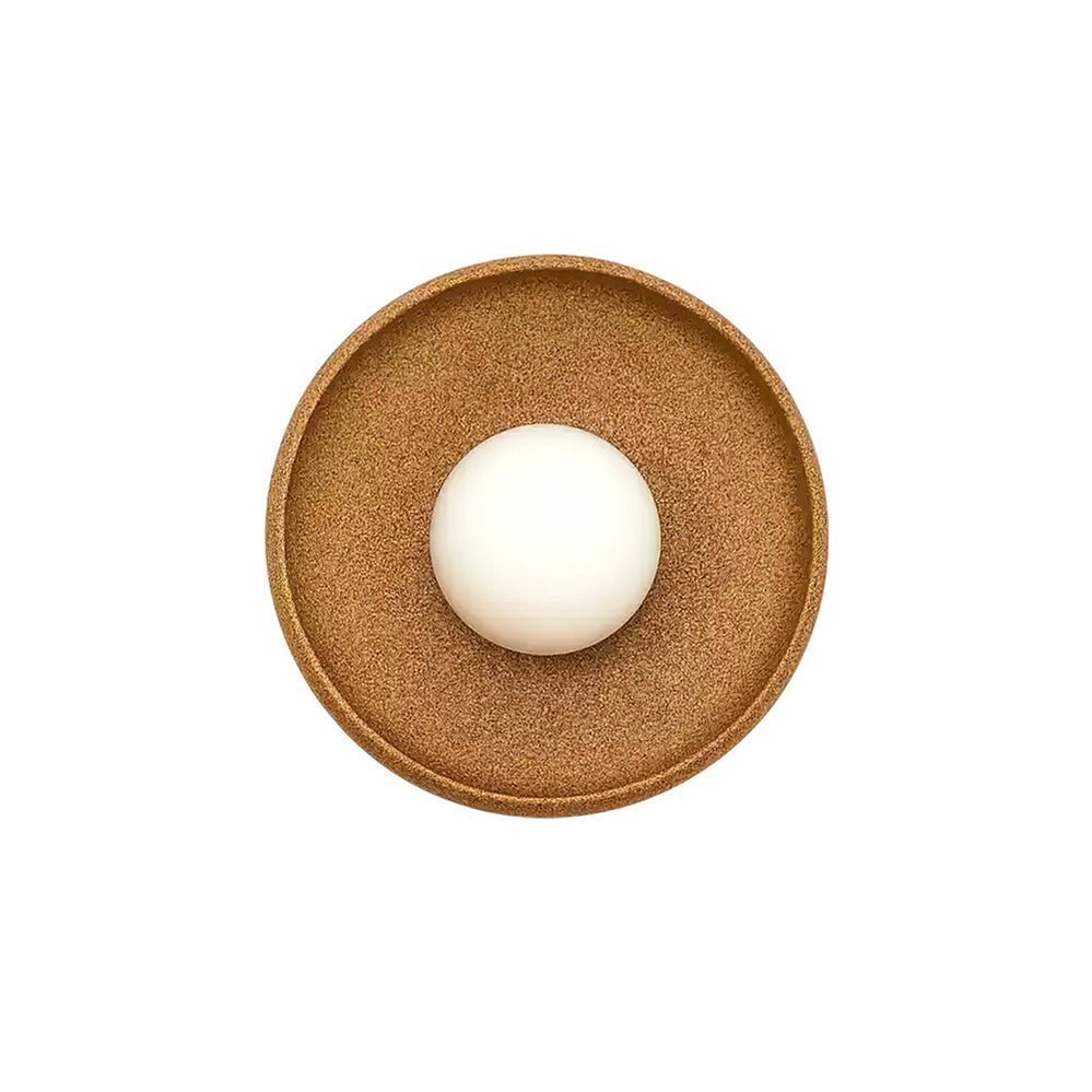Civarir Modern Minimalist Round Glass Ceramic Wall Light