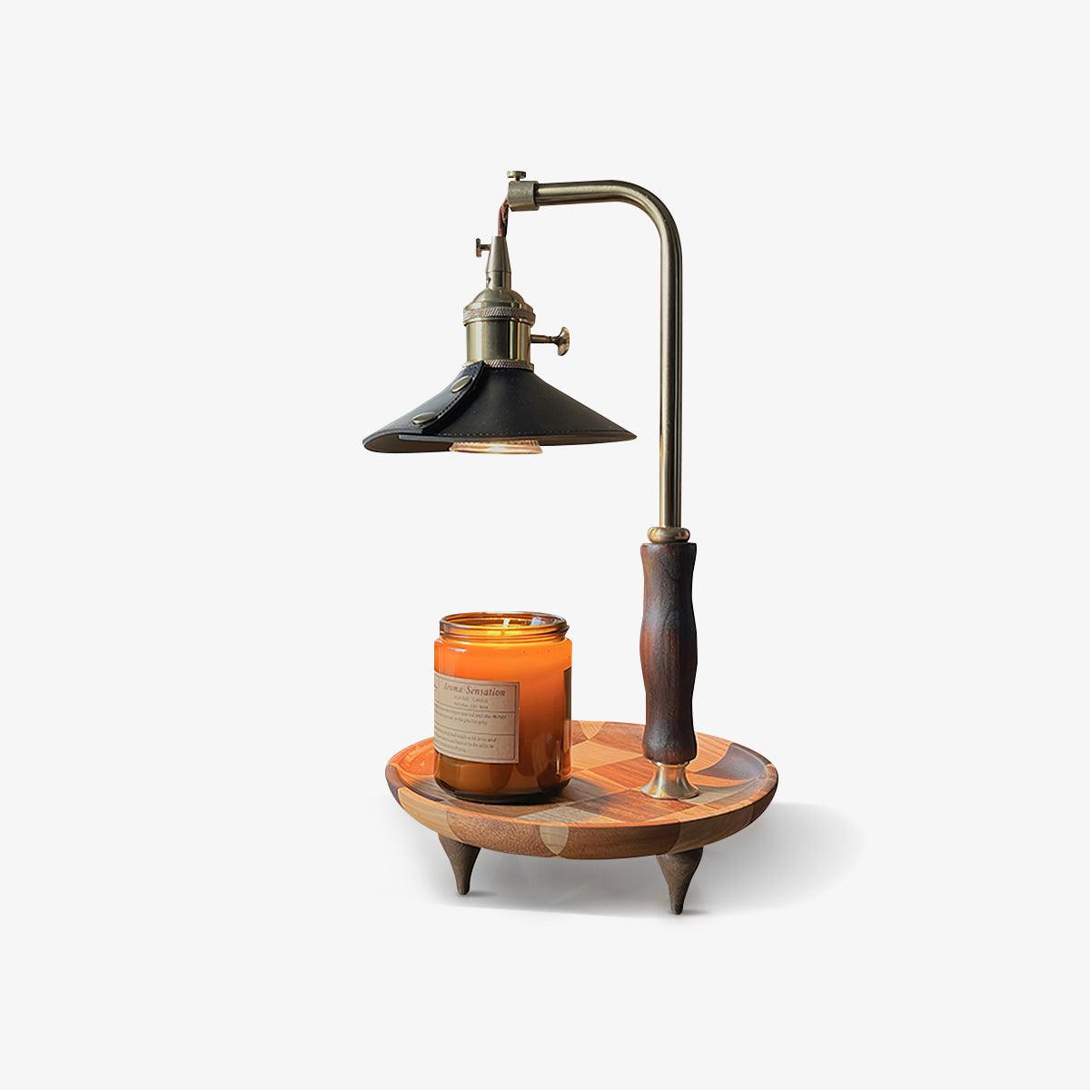 Cadorir Industrial Leather Desk Lamp