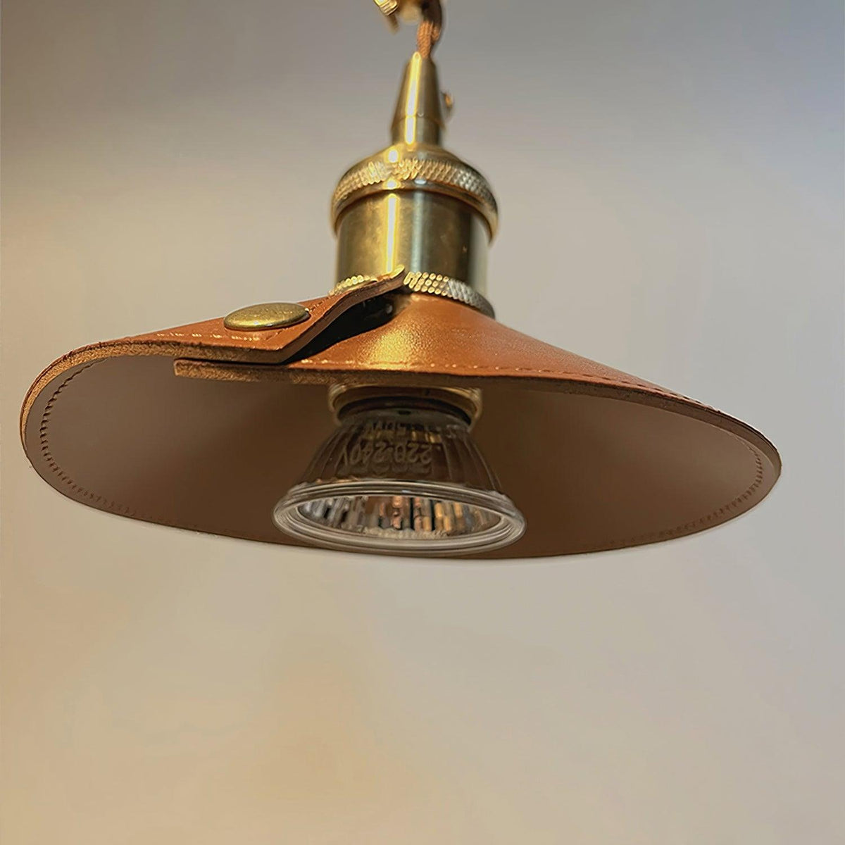 Cadorir Industrial Leather Desk Lamp