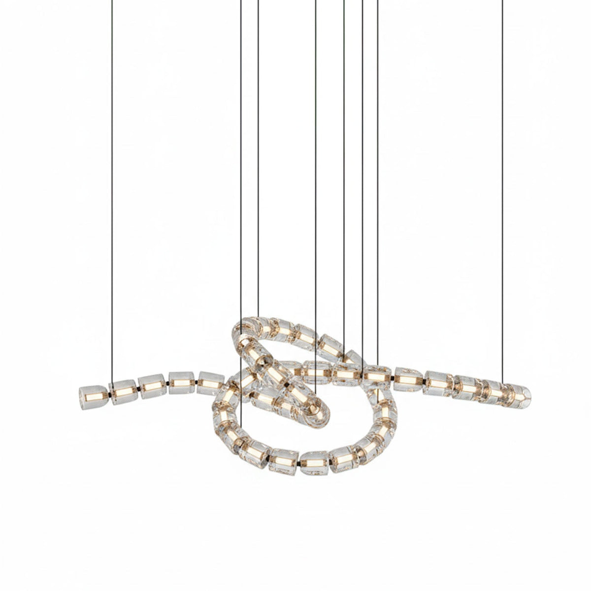 Nexus Gold Crystal Chandelier