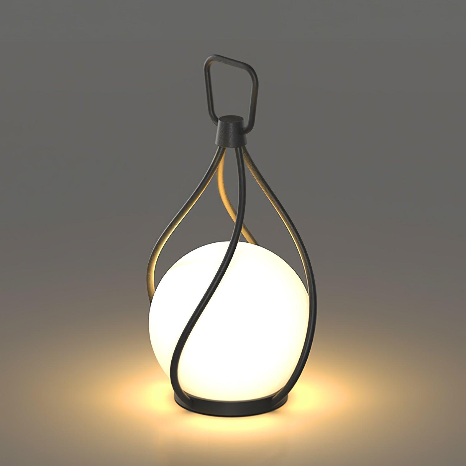 Emma Minimalist Glass Table Lamp