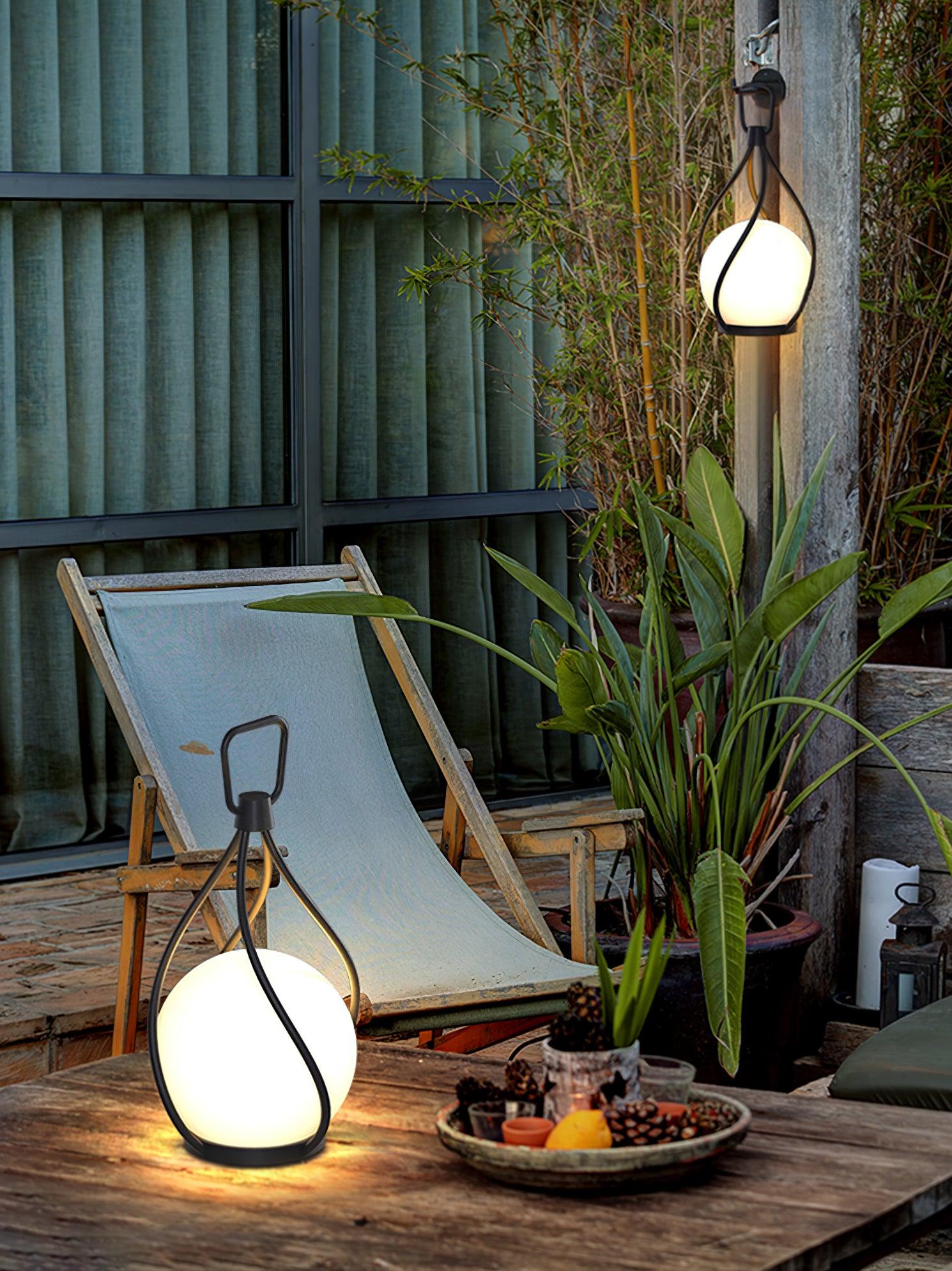 Emma Minimalist Glass Table Lamp