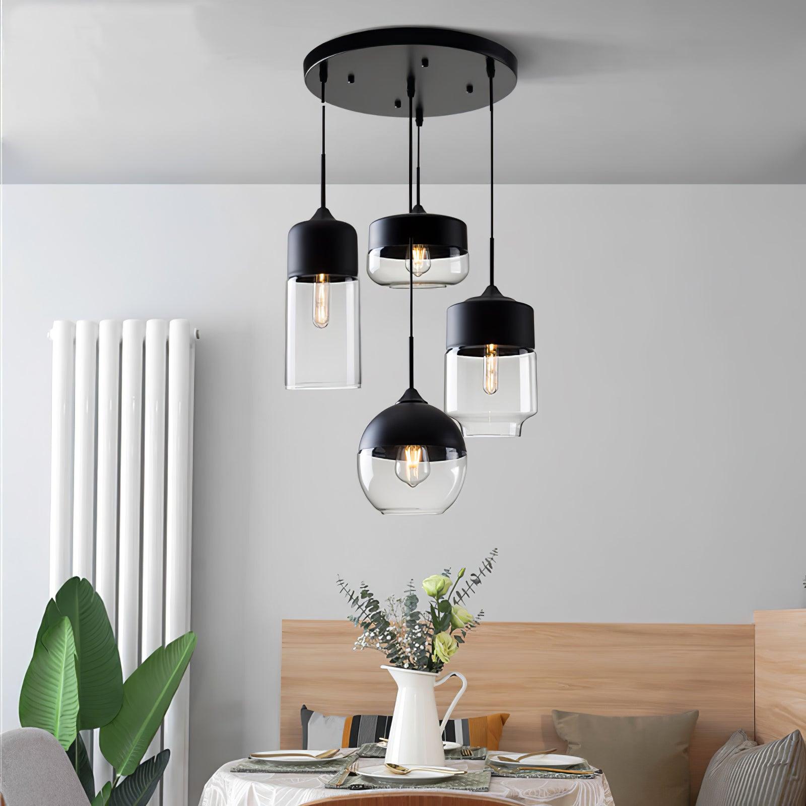 Eirinelle Industrial Glass Pendant Lamp