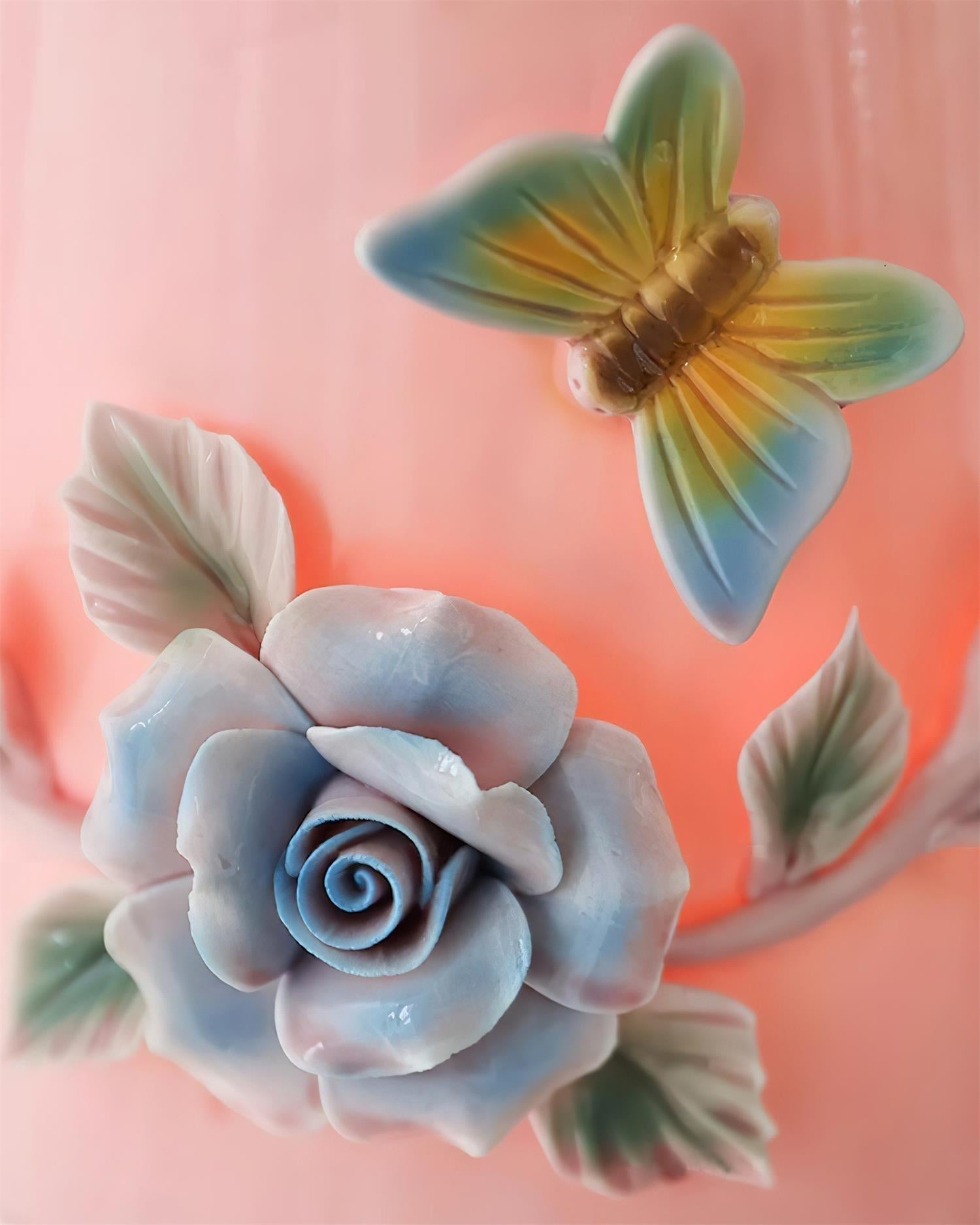 Eden Pendant Lamp Floral Butterfly Delight - Neutral Decor