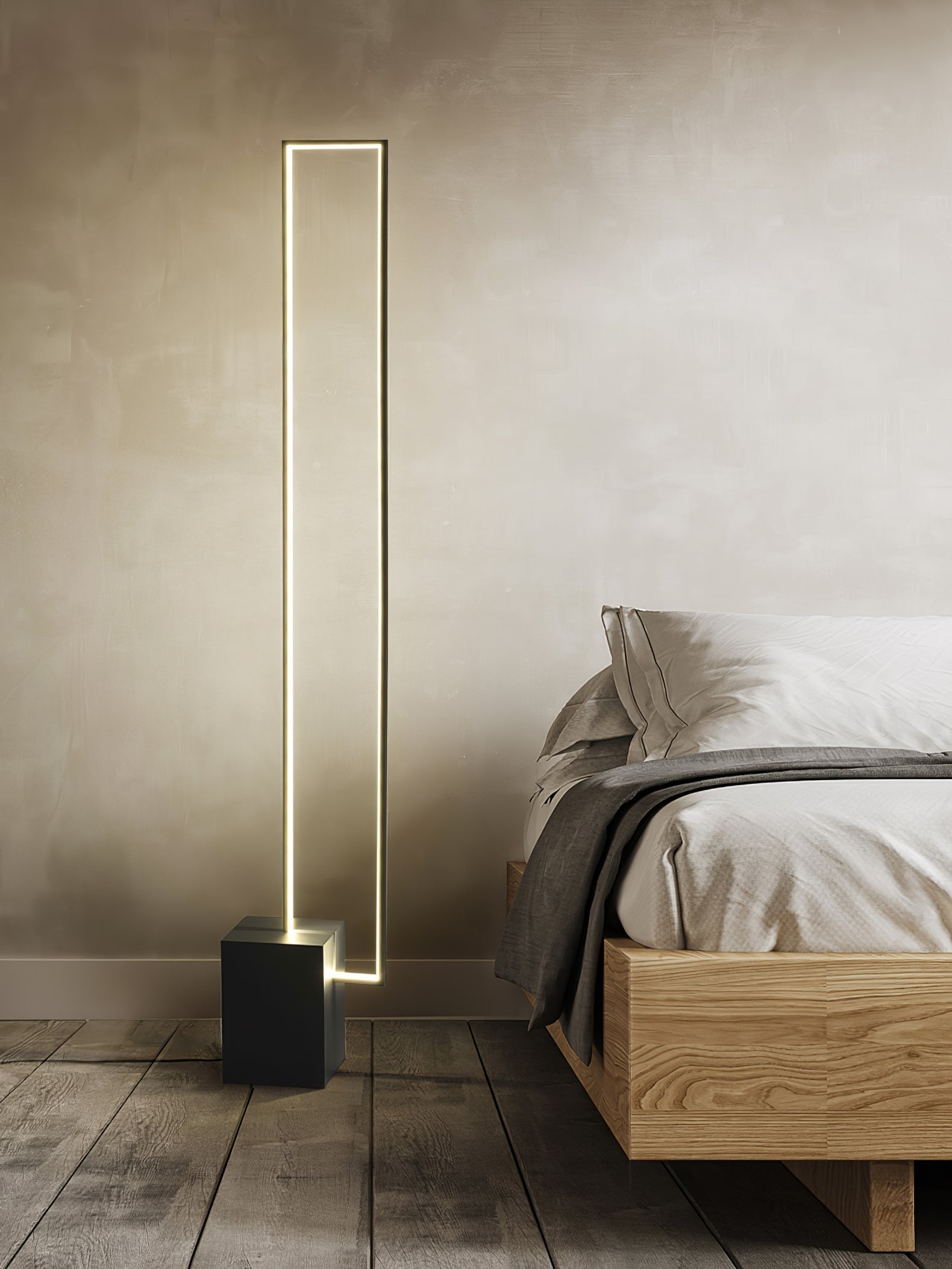 Keloza Aluminum Floor Lamp