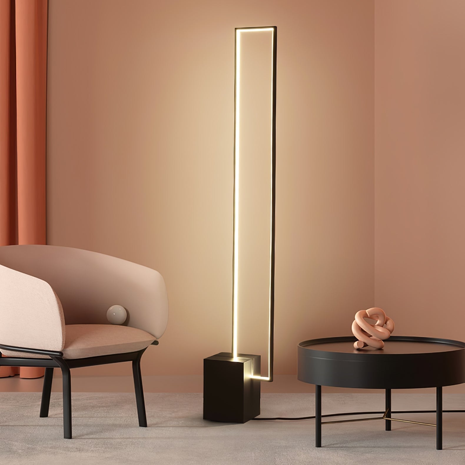 Keloza Aluminum Floor Lamp