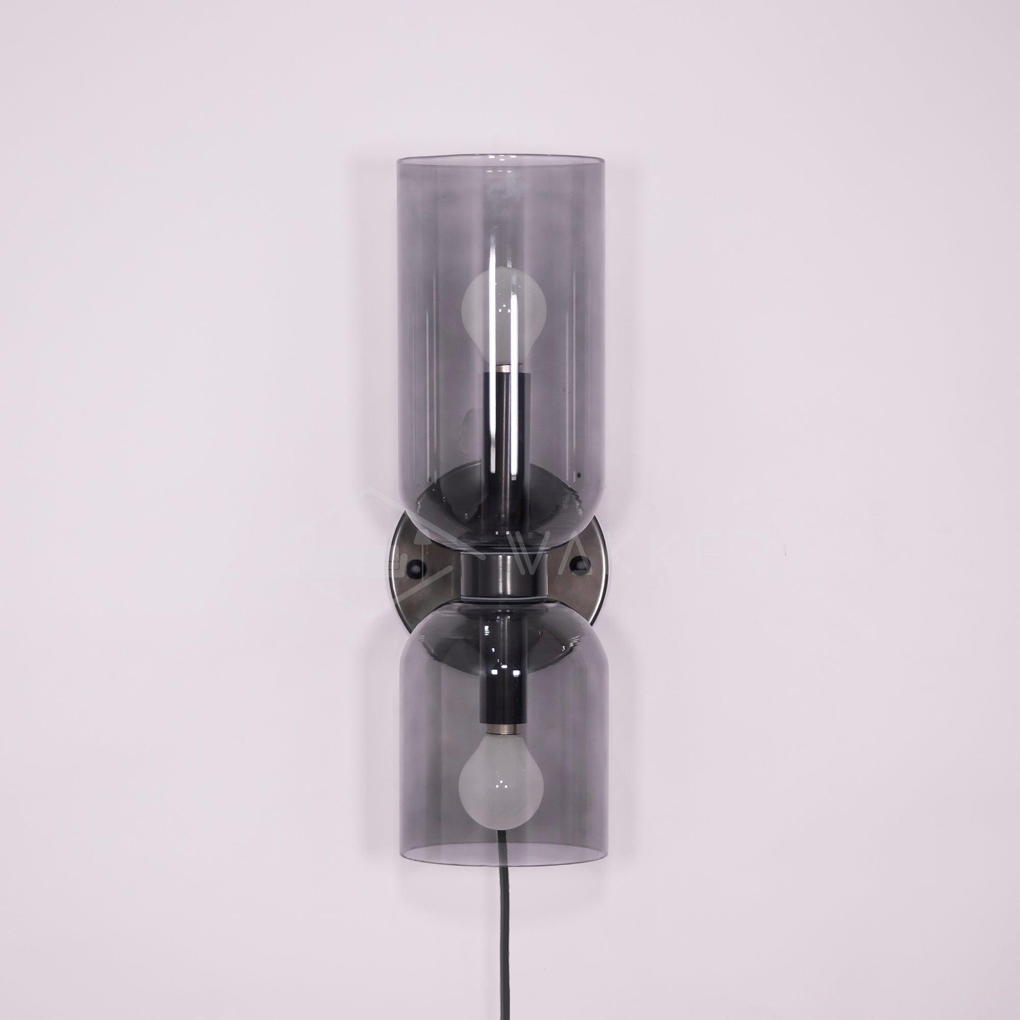 Zildes Nordic Art Plug-In Glass Wall Lamp