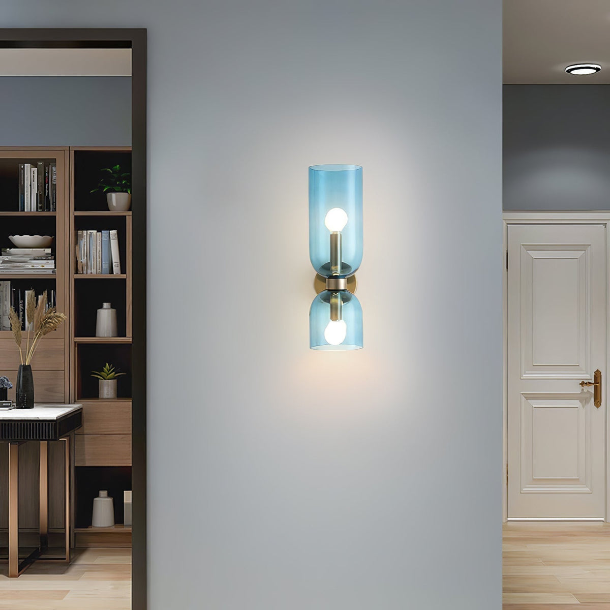 Bryn Modern Minimalist Glass Wall Lamp