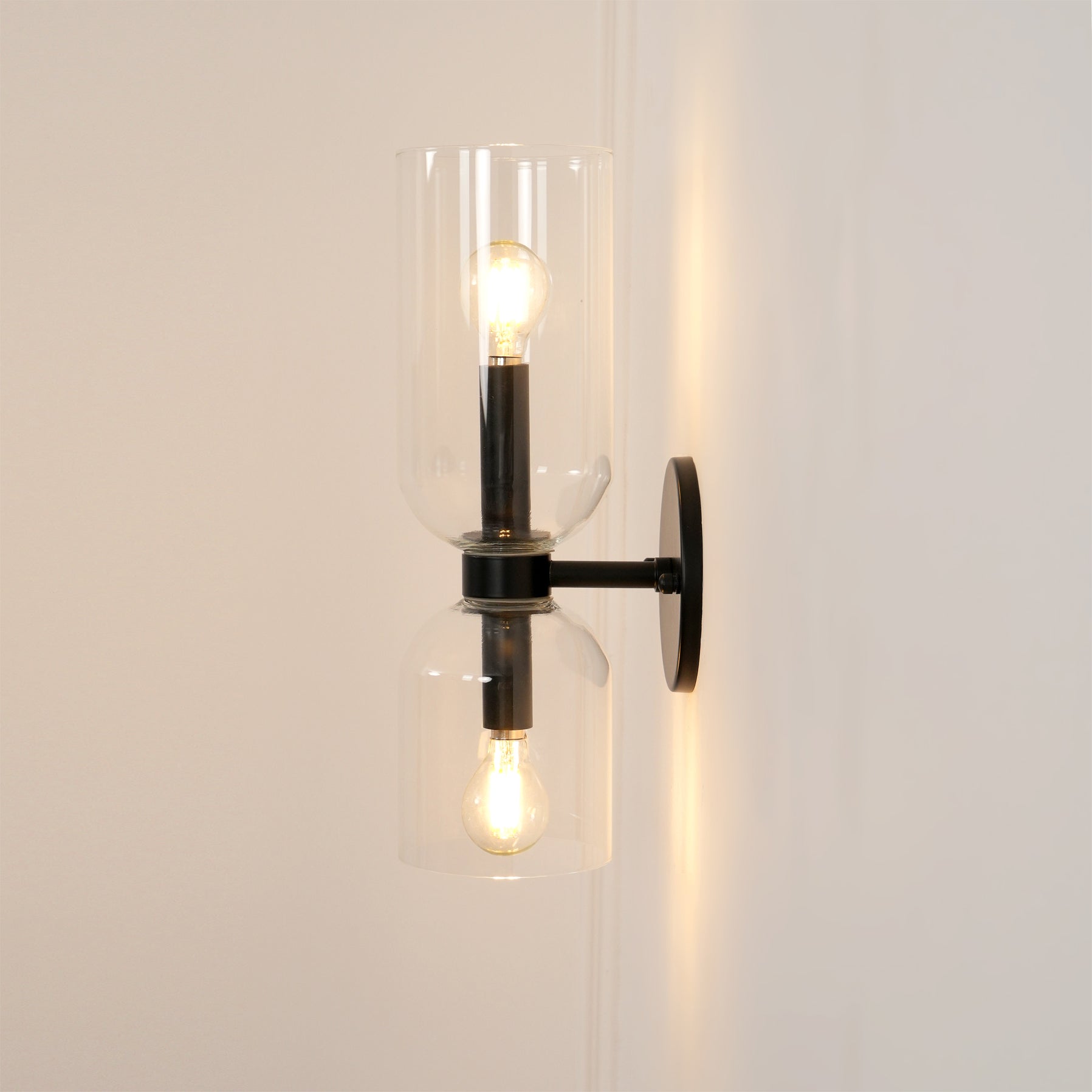 Zildes Nordic Art Plug-In Glass Wall Lamp