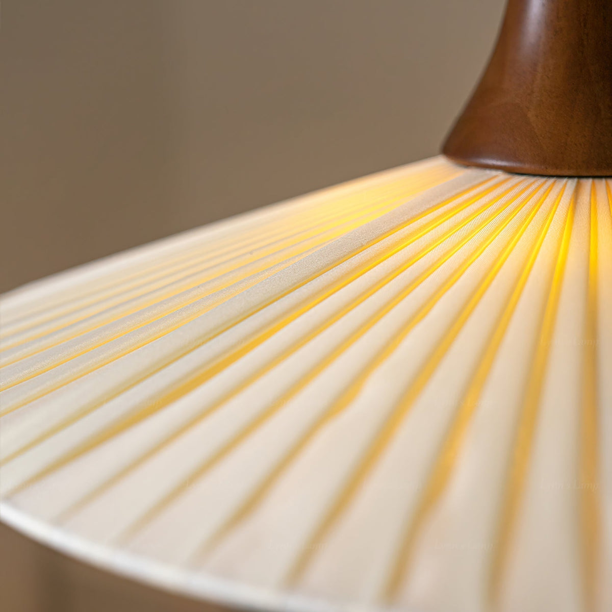 Mydorisra Traditional Classic Fabric Wood Pendant Lamp