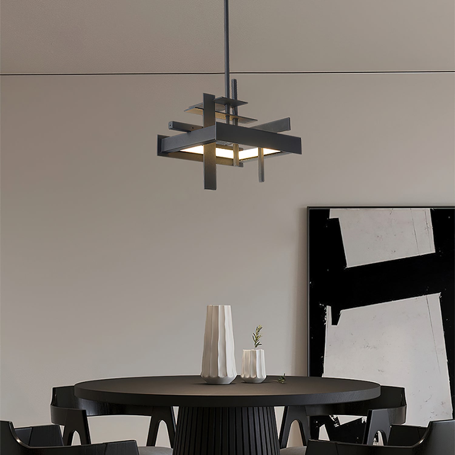 Orlenace Geometric Pendant Light - Neutral Decor