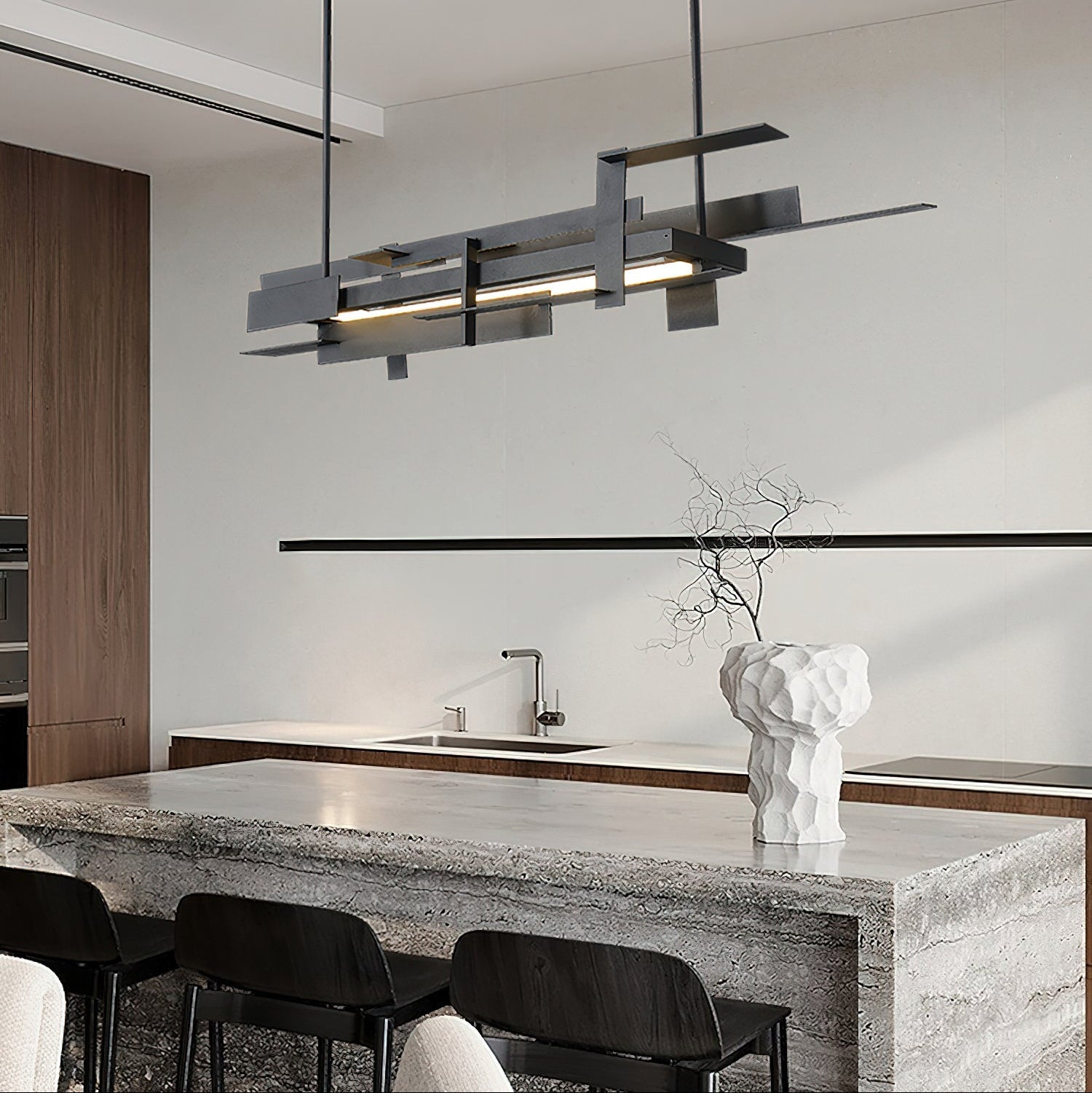 Orlenace Geometric Pendant Light - Neutral Decor