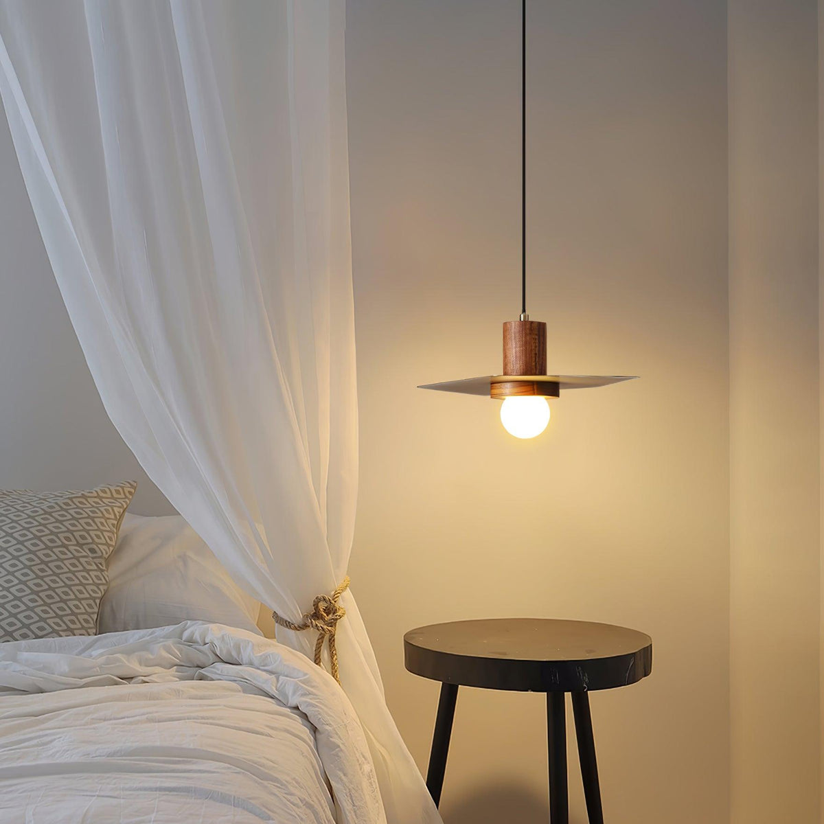 Elvoreria Premium Nordic Art Wood Pendant Lamp