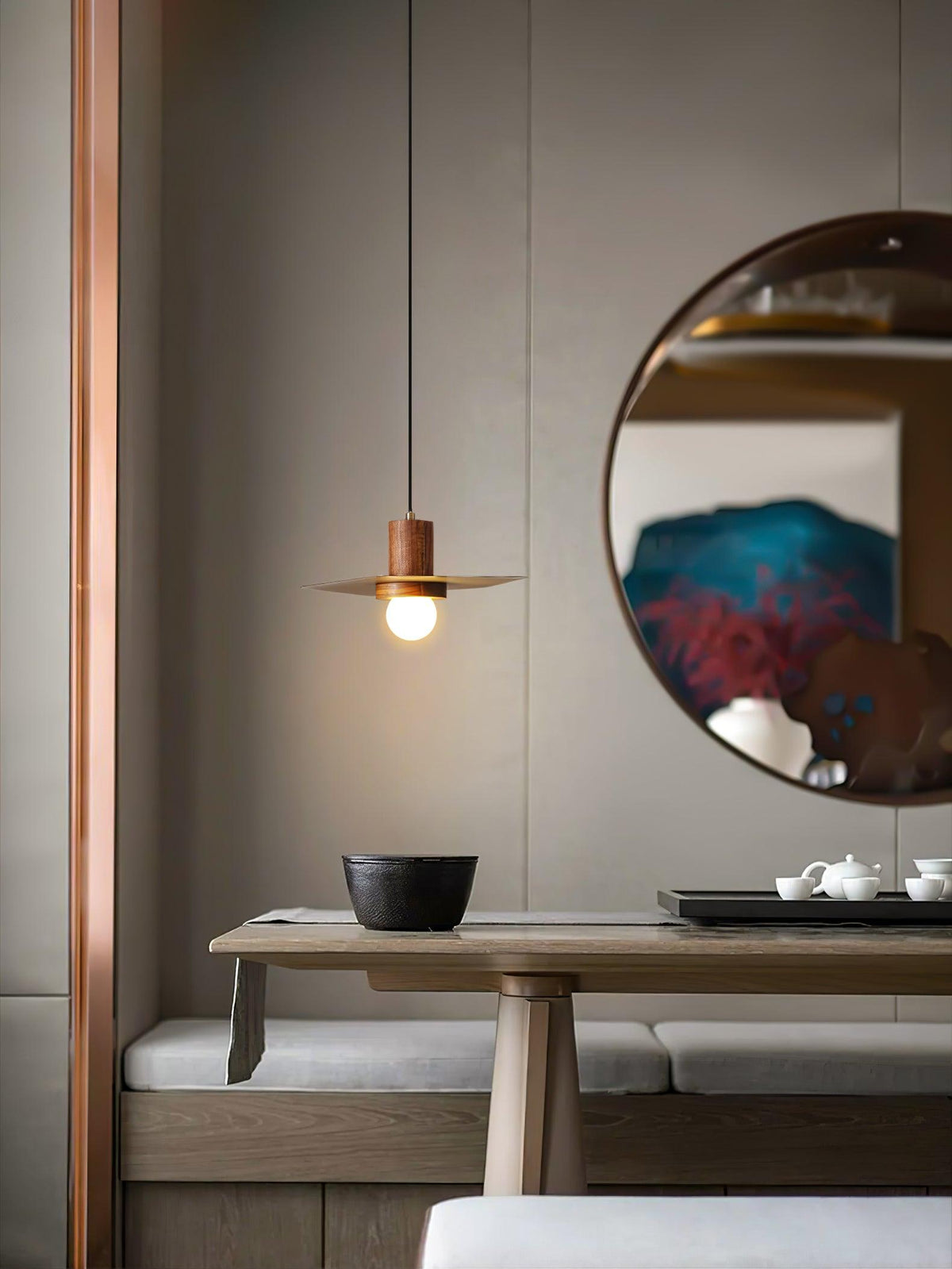 Elvoreria Premium Nordic Art Wood Pendant Lamp