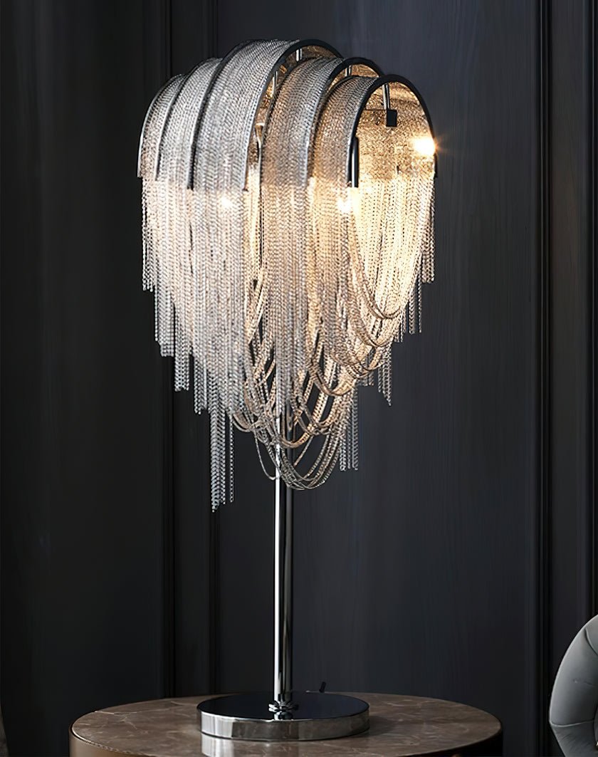 Hune Steel Artistic Table Lamp