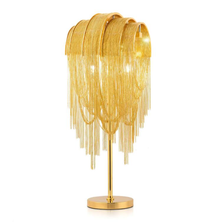 Hune Steel Artistic Table Lamp