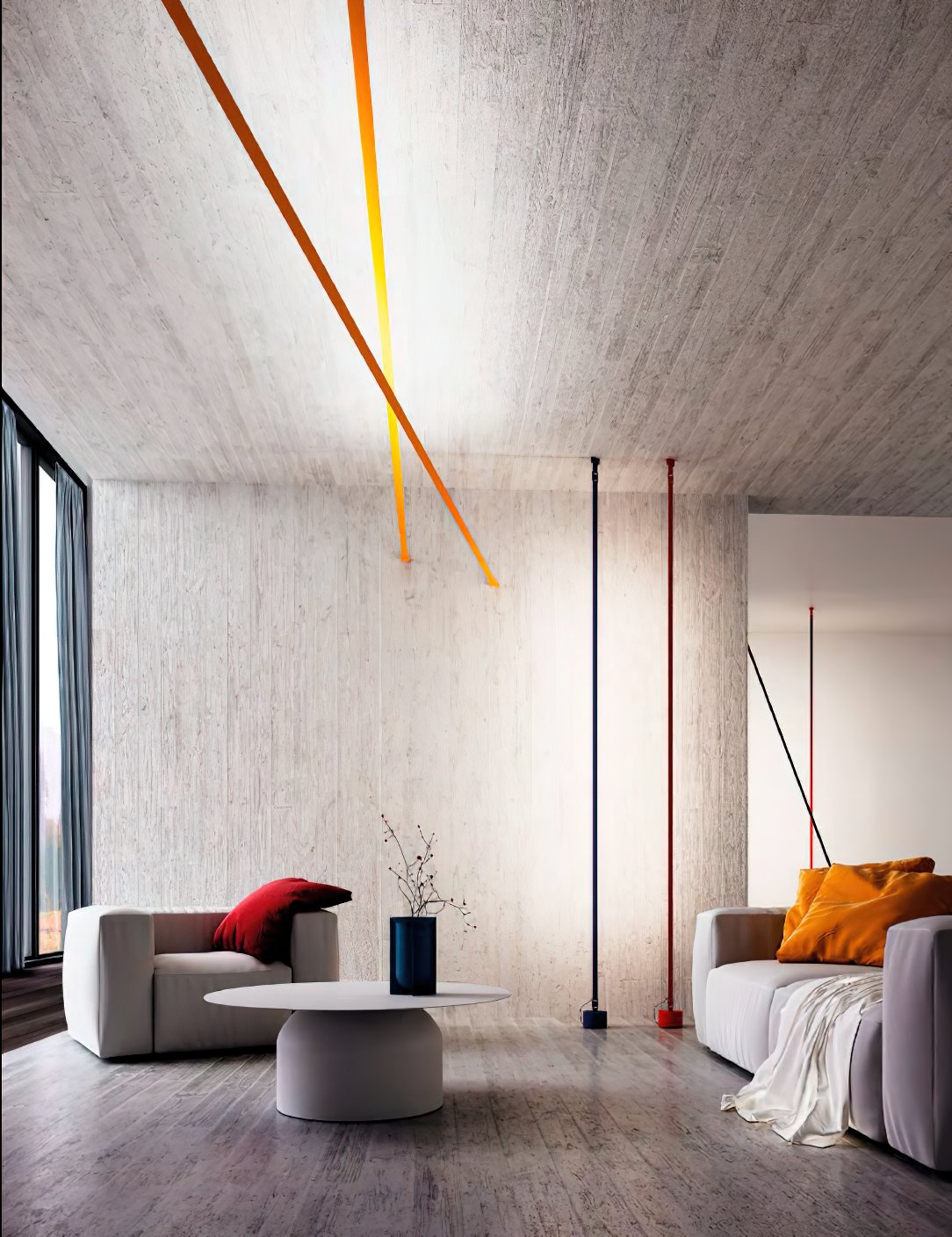 Vorenk Fabric Floor Lamp