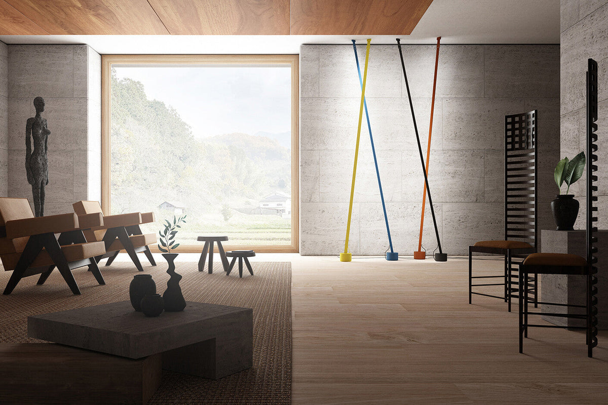 Vorenk Fabric Floor Lamp