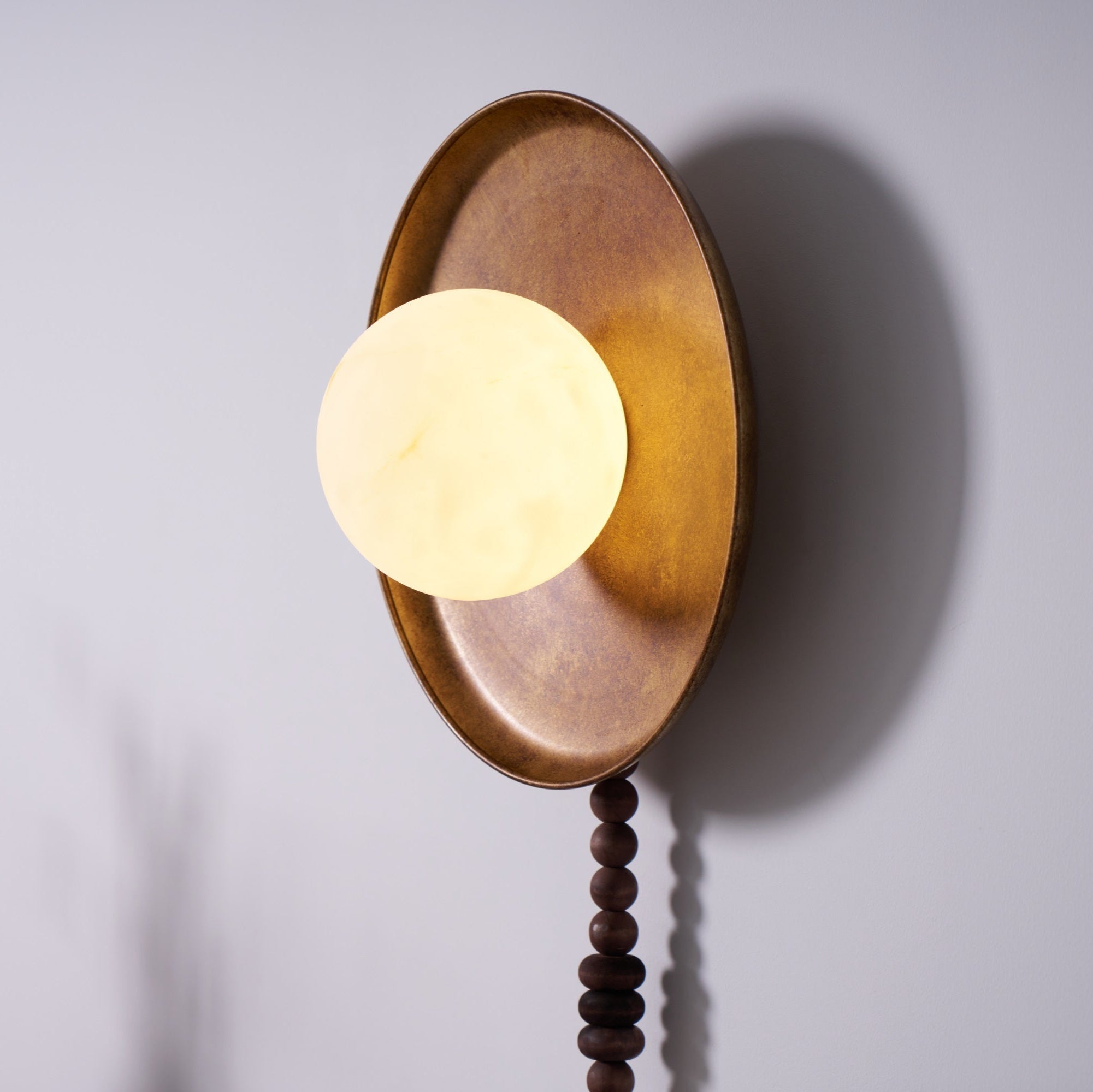 Olive Premium Nordic Art Marble Wall Light - Neutral Decor