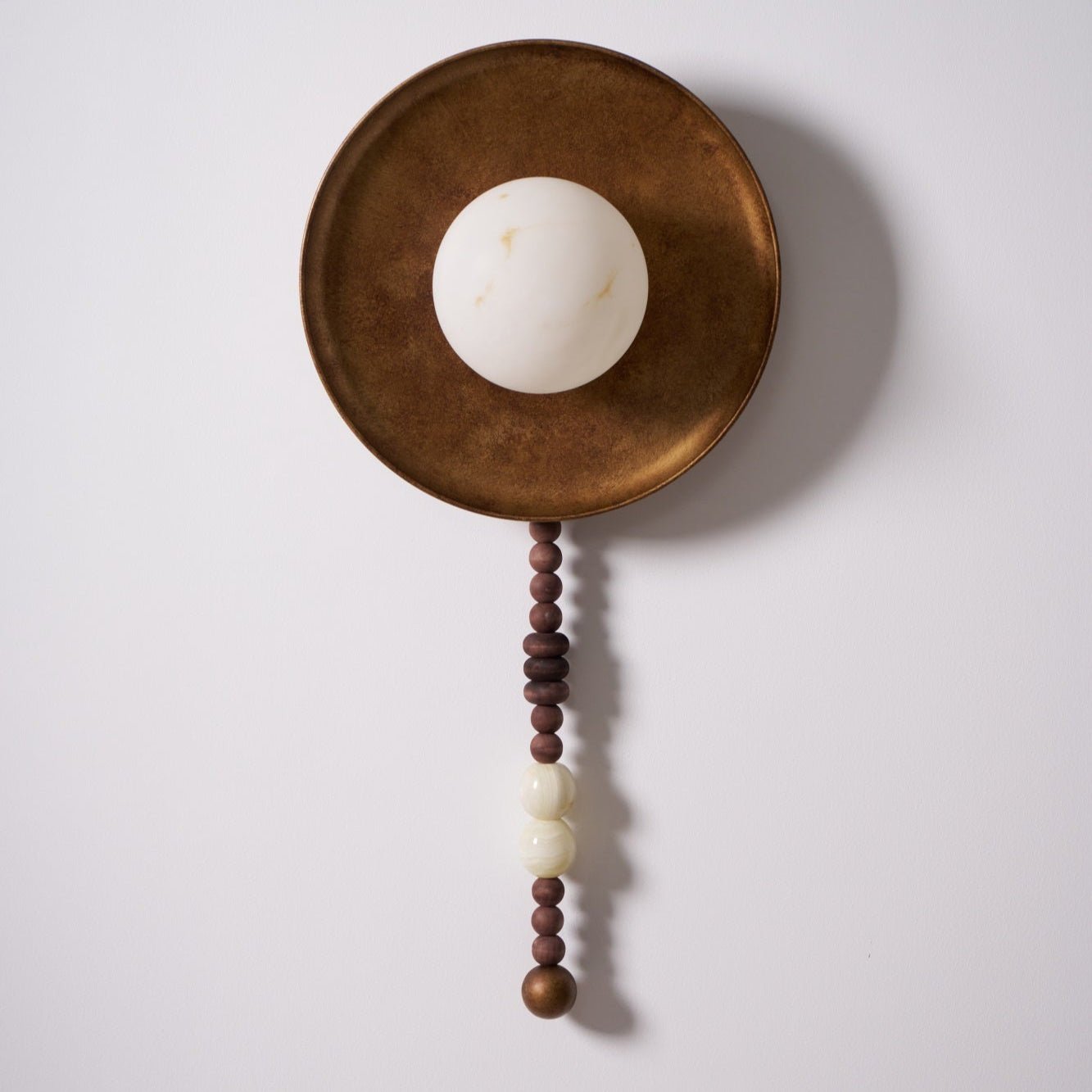 Olive Premium Nordic Art Marble Wall Light - Neutral Decor
