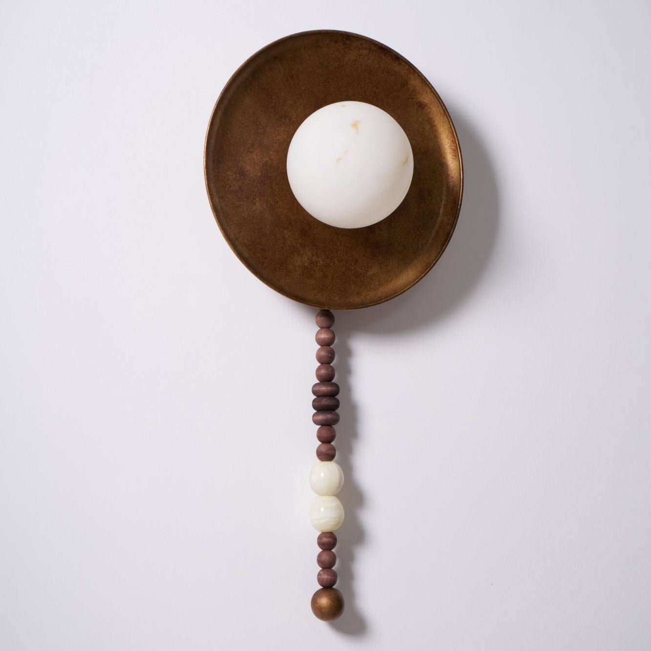 Olive Premium Nordic Art Marble Wall Light - Neutral Decor